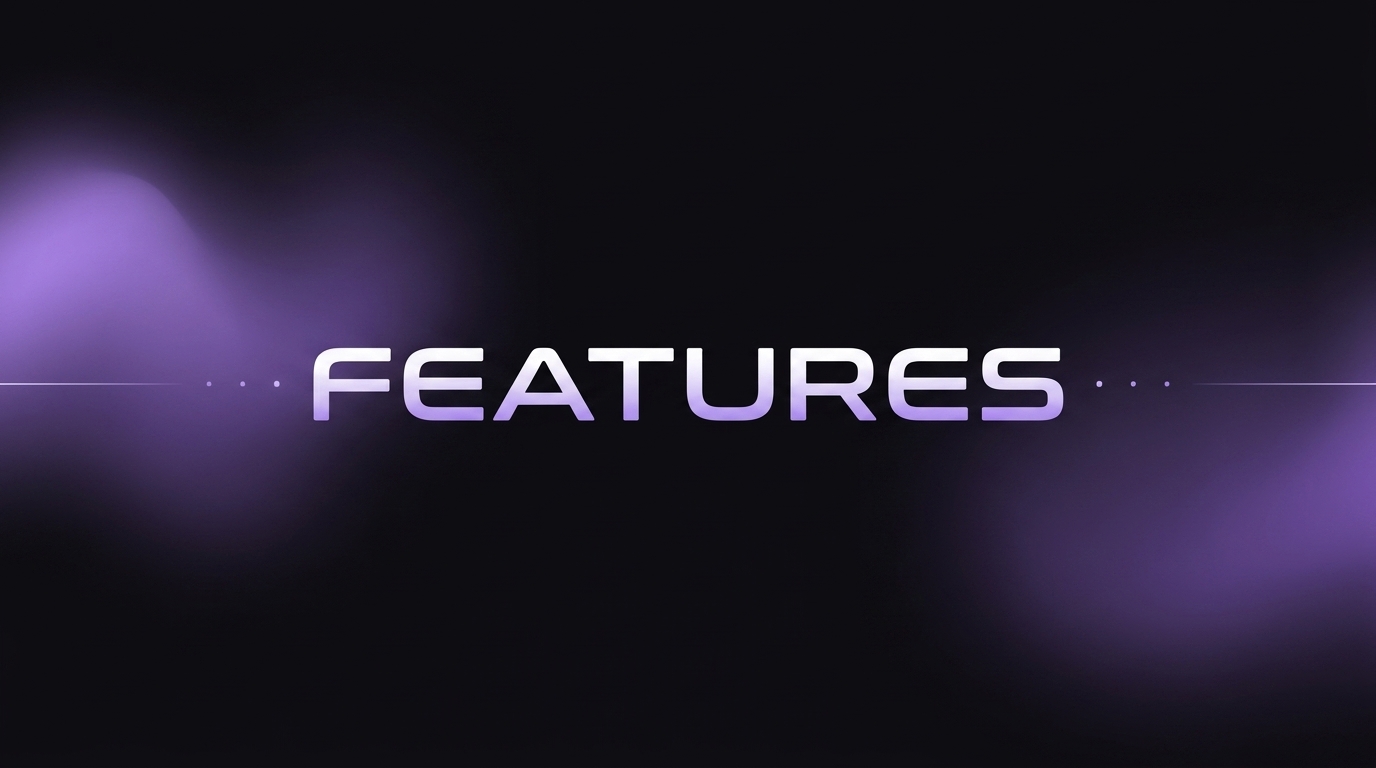FEATURES Showcase Banner